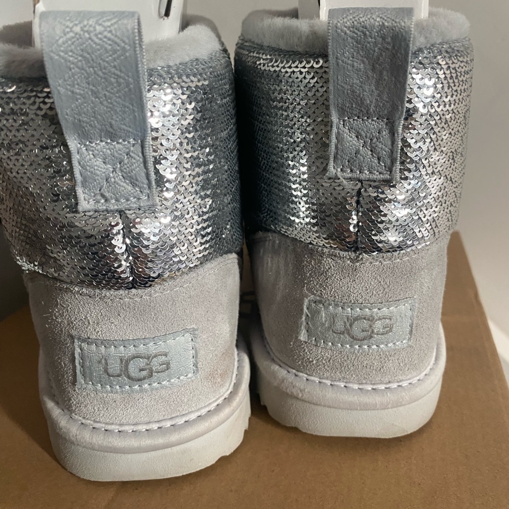 UGG Kids Classic Mini Silver Mirror Ball